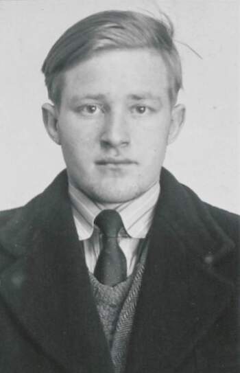 Ragnar Kristiansen-Rastad (portrettbilde fra fangekort)