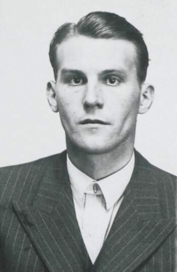 Georg Holm (portrettbilde fra fangekort)