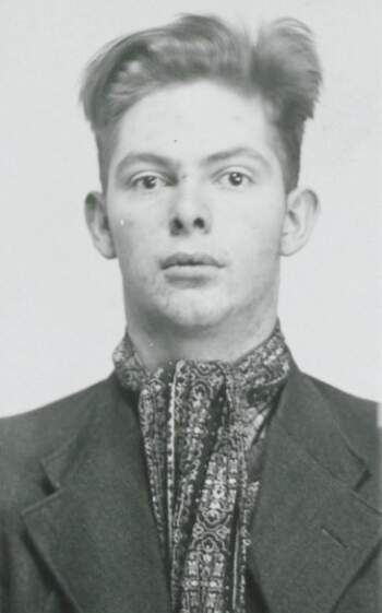 Odd Gjerstad (portrettbilde fra fangekort)