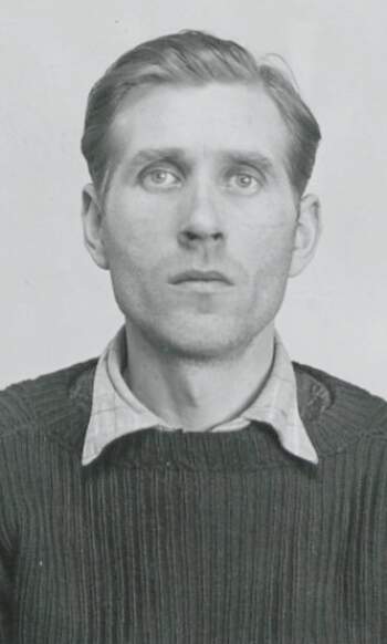 Reidar Sørlie (portrettbilde fra fangekort)