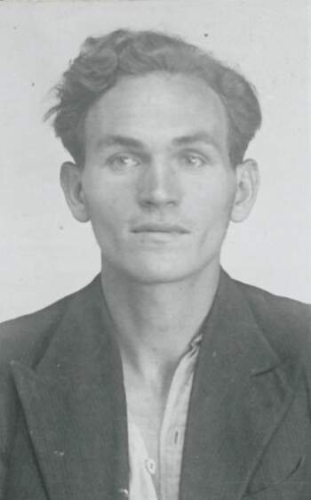 Erik Rolf Eriksen (portrettbilde fra fangekort)