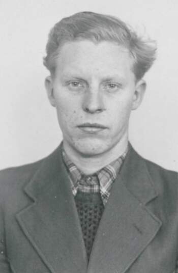 Arne Magnus Mathiesen (portrettbilde fra fangekort)