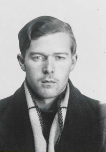 Kolbein Didrik Lauring (portrettbilde fra fangekort)