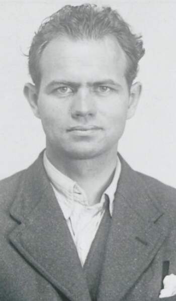 Arne Raastad (portrettbilde fra fangekort)