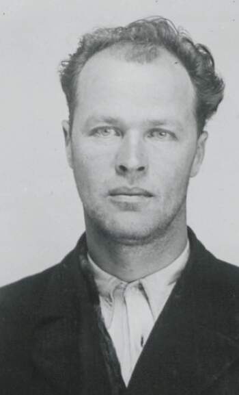 Oskar Arnholdt Østerhus (portrettfoto fra fangekort)
