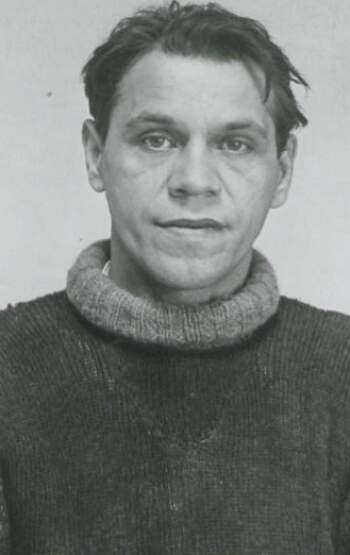 Hugo Rossnes (portrettfoto fra fangekort)