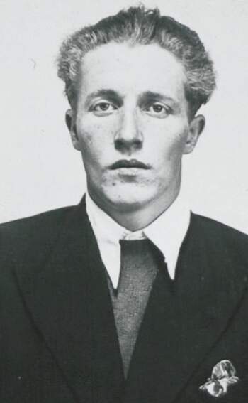 Magnus Bjerkesmoen (portrettbilde fra fangekort)