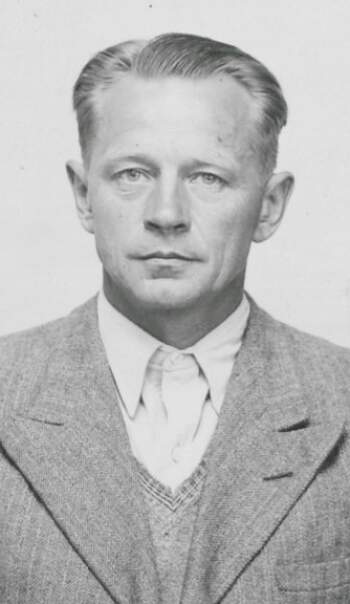 Anton Eriksen Myhre (portrettbilde fra fangekort)