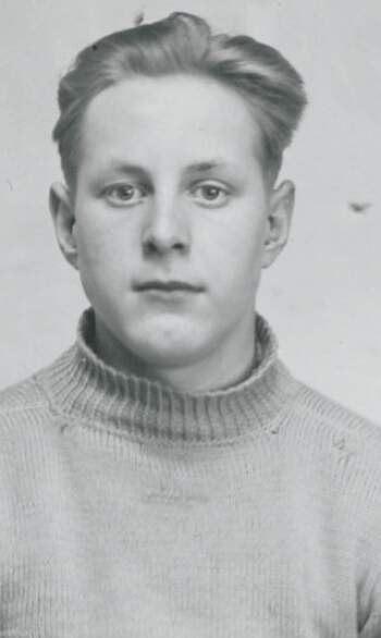 Odd Pettersen (portrettfoto fra fangekort)