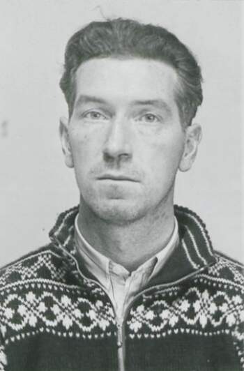 Ragnar Andersen (portrettbilde fra fangekort)
