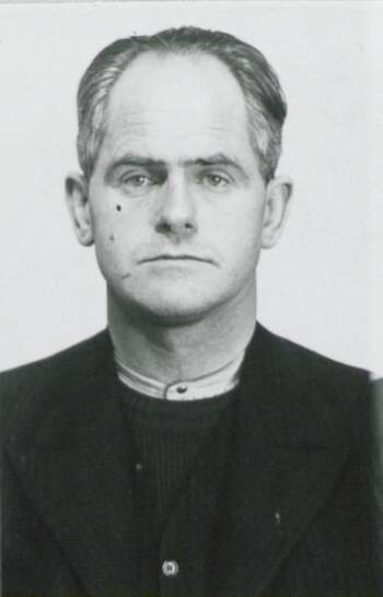 Christoffer Andreas Brun (portrettbilde fra fangekort)