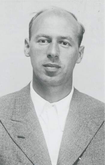 Oddvar Holmen (portrettbilde fra fangekort)