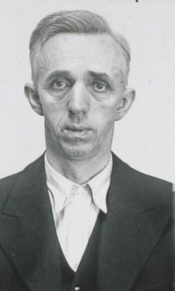 Alf Ferdinand Berg (portrettbilde fra fangekort)