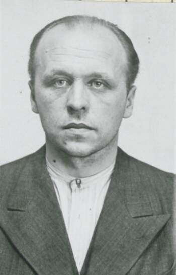 Ivar Adolf Homnes (portrettbilde fra fangekort)