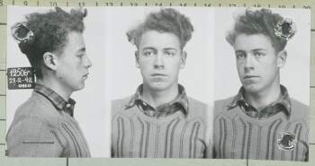 Arne Abrahamsen (portrettbilde fra fangekort)
