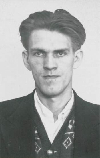 Bjørn Bang Kristiansen (portrettbilde fra fangekort)