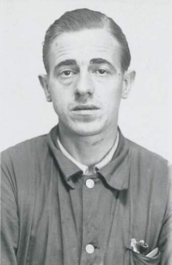 Johannes Eriksen (portrettbilde fra fangekort)