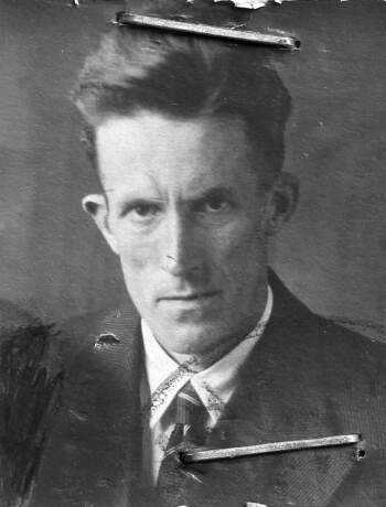 Kristian Nergaard, portrettbilde fra legitimasjonskort (ca. 1941)