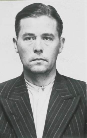 Hans Nikolai Kristiansen (portrettbilde fra fangekort)