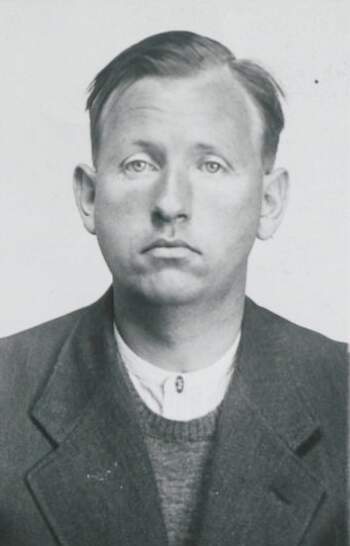 Birger Bakke (portrettbilde fra fangekort)