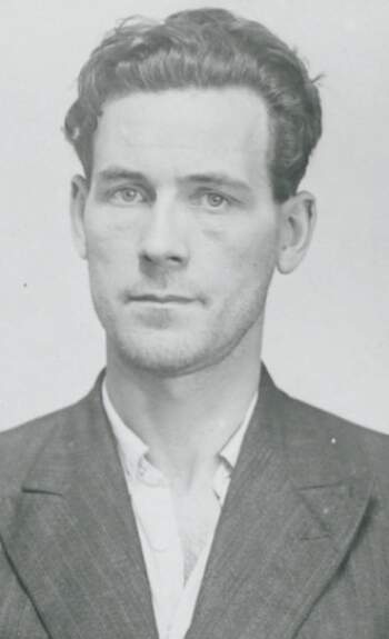 Arne Rønning (portrettbilde fra fangekort)