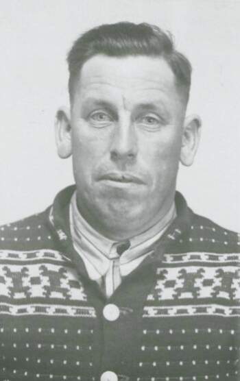 Olav Holtskog (portrettbilde fra fangekort)