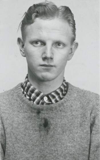 Øivind Hansen (portrettbilde fra fangekort)