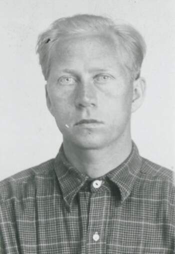 Olav Bjerva (portrettbilde fra fangekort)
