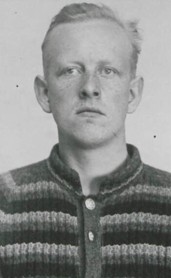 Thorleif Karterud (portrettbilde fra fangekort)
