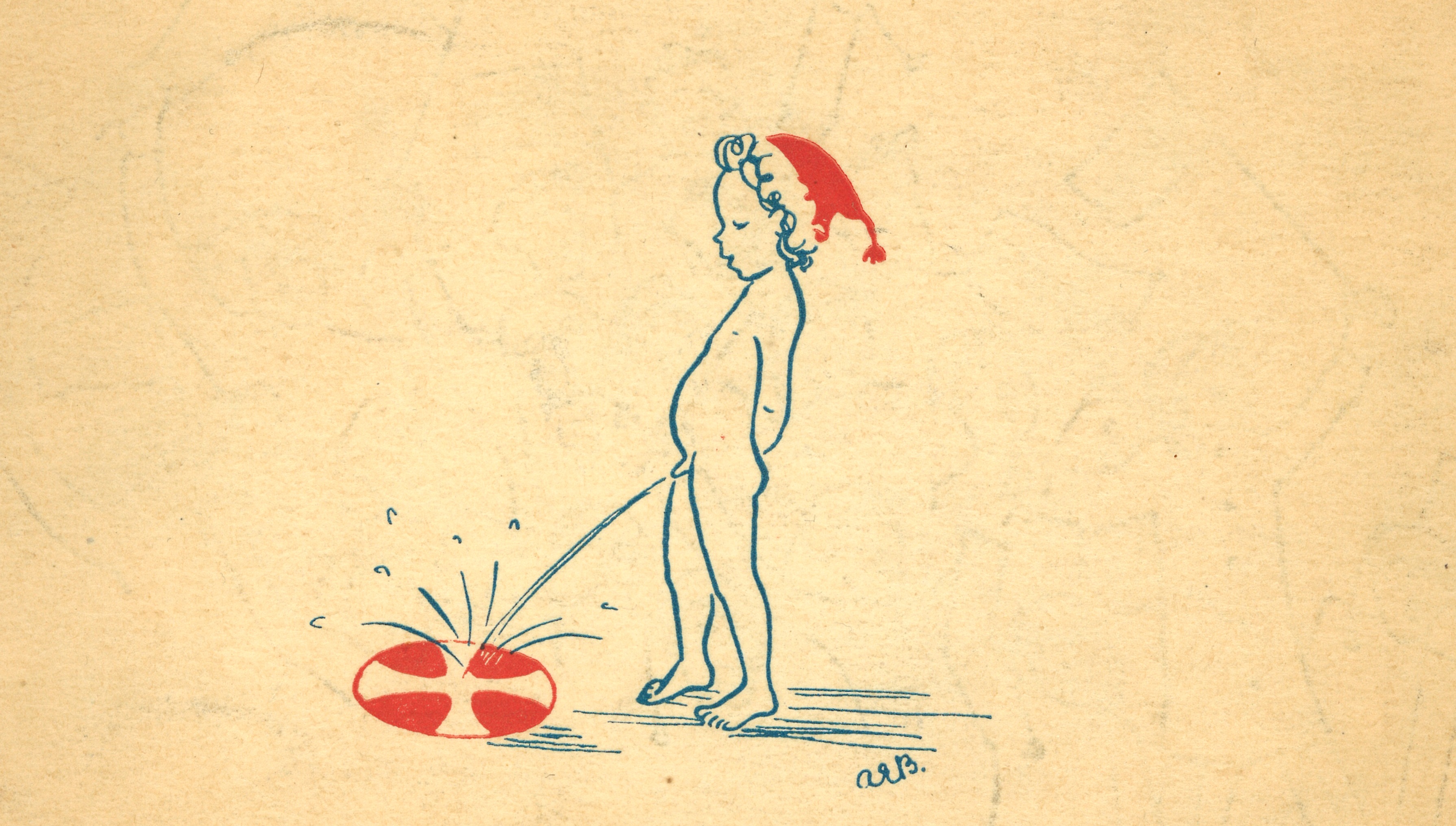 Illustrasjon uten tittel (Anna-Eva Bergman, 1945)