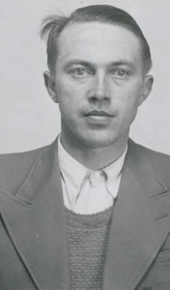 Johannes Harby Onsrud (portrettfoto fra fangekort)