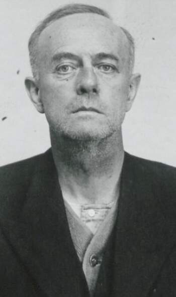 Klaus Serck-Hanssen (portrettbilde fra fangekort)