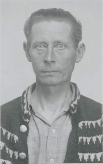 Gustav Olson (portrettbilde fra fangekort)