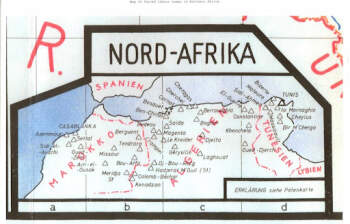 Fangekart Nord-Afrika