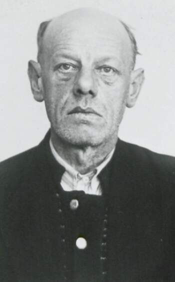 Olav Sunde (portrett fra fangekort)