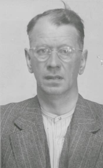 Einar Kragerud (portrettbilde fra fangekort)