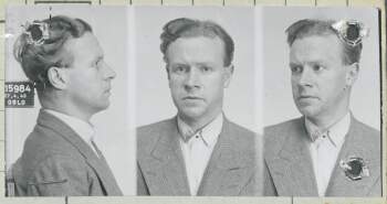 Gunnar Amundsen (portrettbilde fra fangekort)