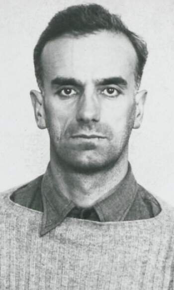 Haakon Thallaug (portrettbilde fra fangekort)