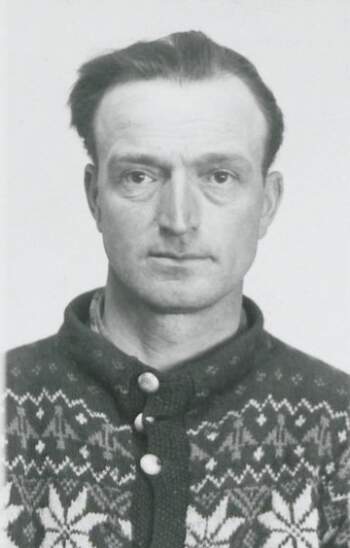 Asbjørn Bratterud (portrettbilde fra fangekort)